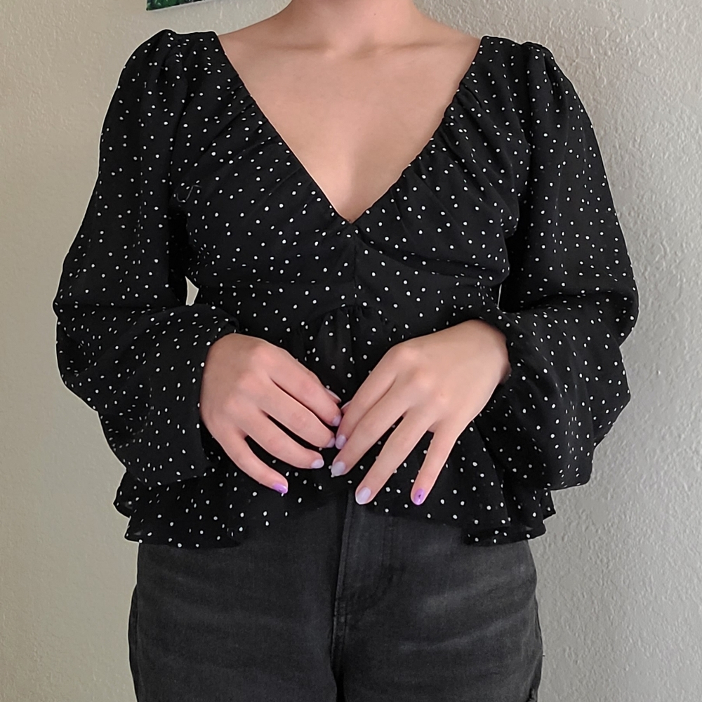 Poka Dot Crop Top